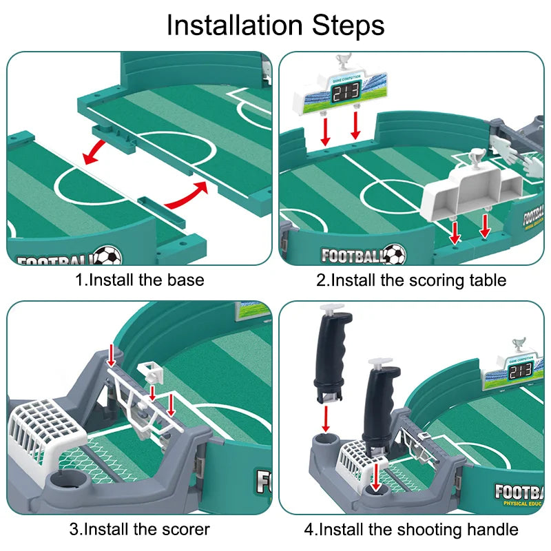 FlickGoal™ Tabletop Soccer Game for Kids & Family Fun