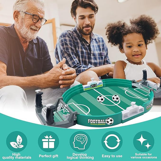FlickGoal™ Tabletop Soccer Game for Kids & Family Fun
