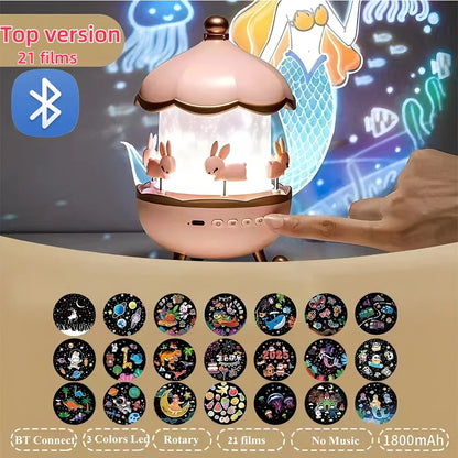 Kids Night Light Projector — 21 Films, Gift for Kids