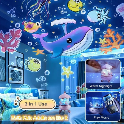 Kids Night Light Projector — 21 Films, Gift for Kids