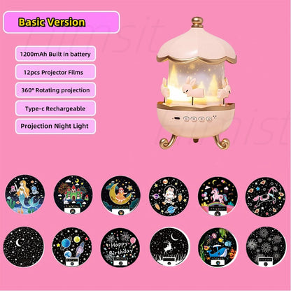 Kids Night Light Projector — 21 Films, Gift for Kids