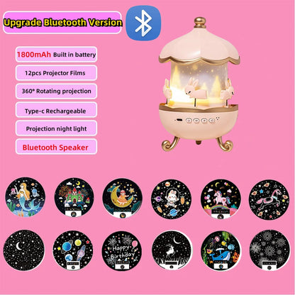 Kids Night Light Projector — 21 Films, Gift for Kids