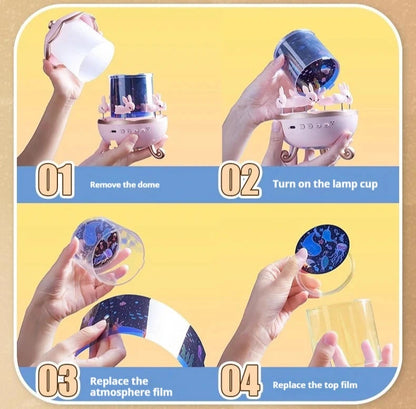 Kids Night Light Projector — 21 Films, Gift for Kids